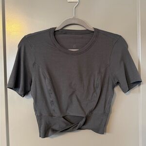lululemon athletica Grey Crop Top